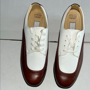 Nike Air Comfort Women’s Golf Shoes - White and Brown. Never worn. No tags.